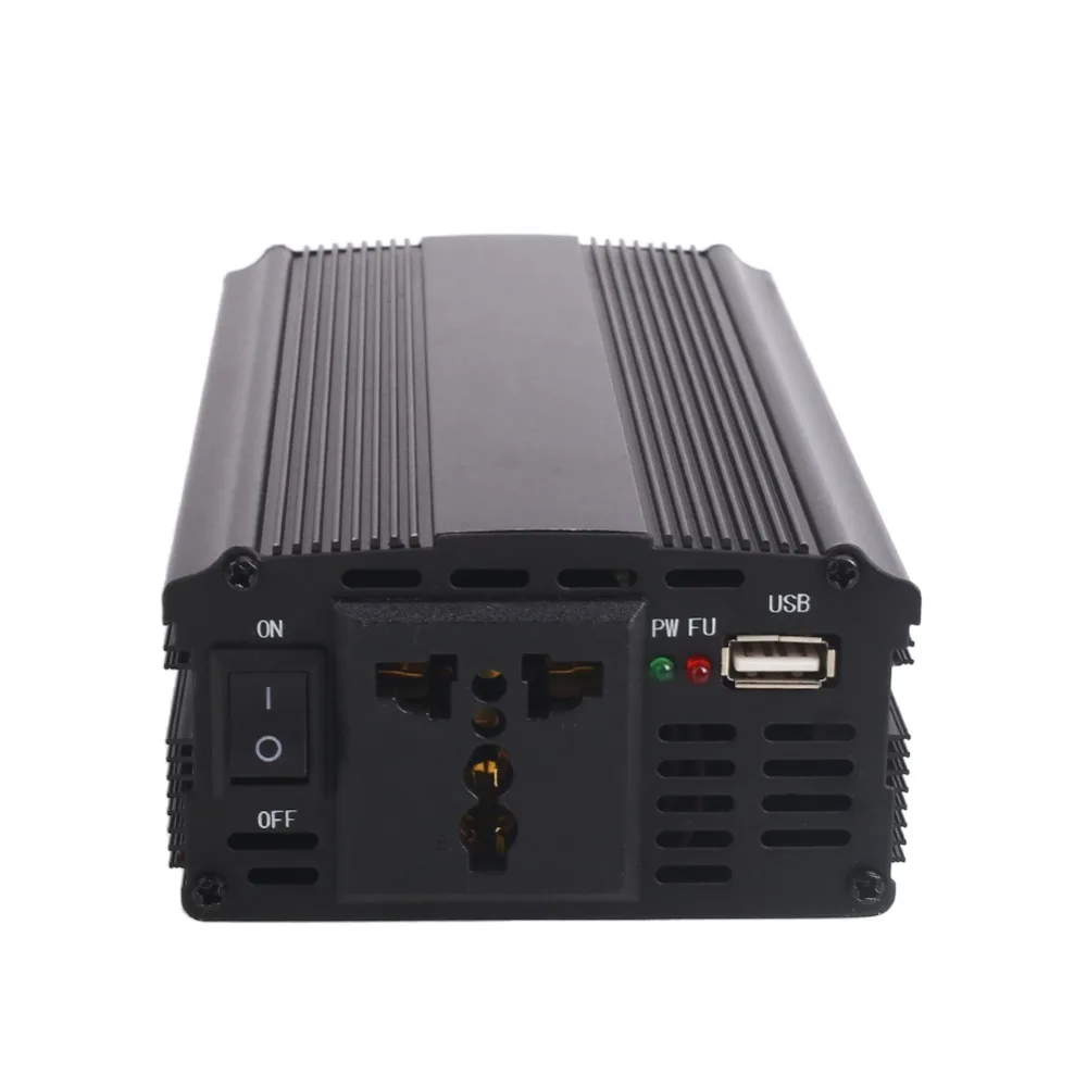 Car Inverter 3000W Watt Power Inverter DC 12V to AC 220V Truck RV Pickup Converter Voltage Transformer Vehicle ModifieSine Wave 