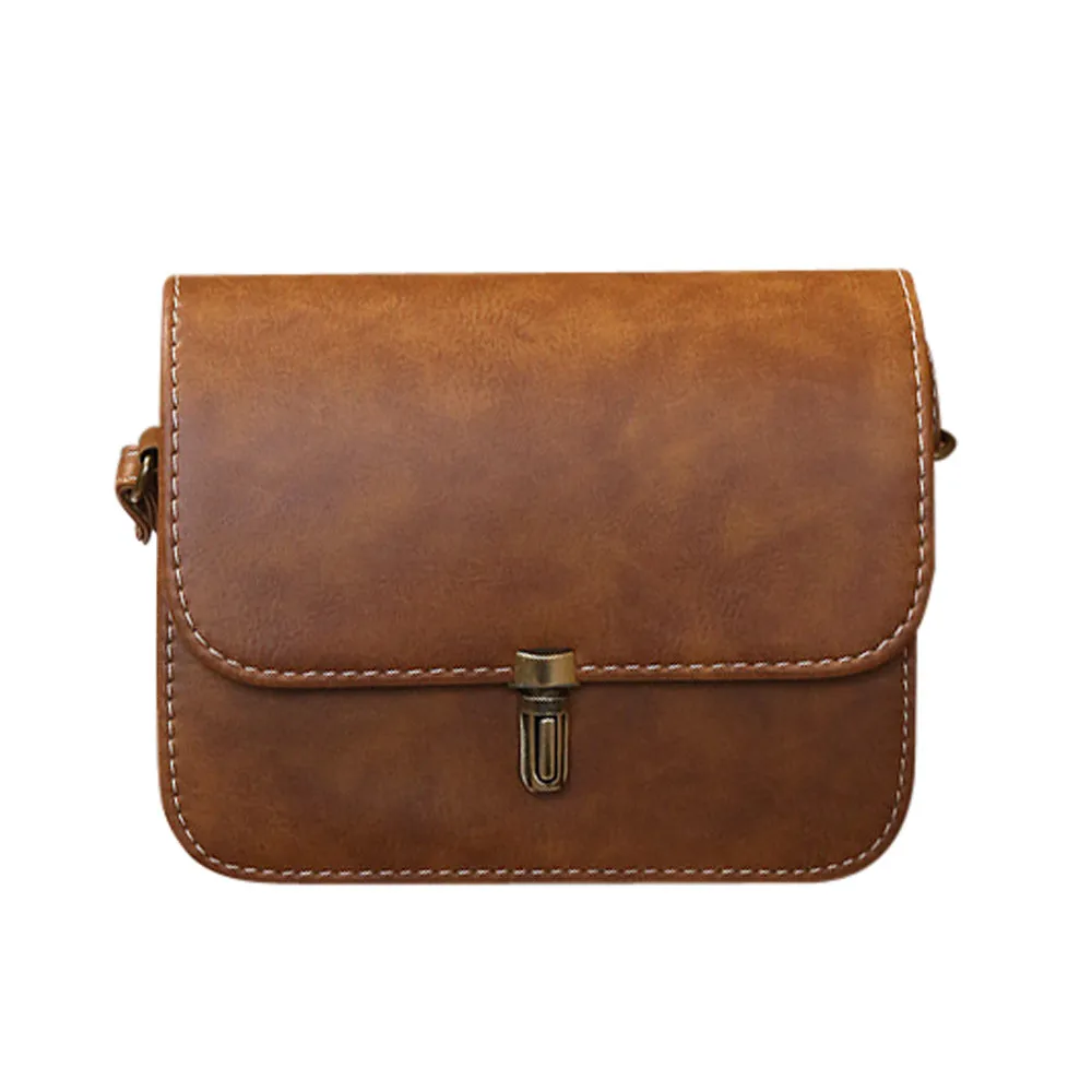Сумка на плечо Новая высококачественная кожаная женская сумка-портфель сумка-тоут сумка-мессенджер женская сумка на плечо - Цвет: Brown