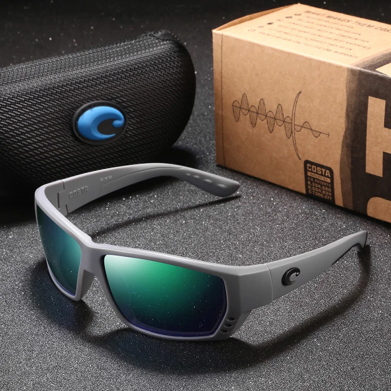 Polarized Sunglasses Men Brand Design Driving Fishing Sun glasses Square Glasses For Men UV400 Mirror Summer Shades Eyewear