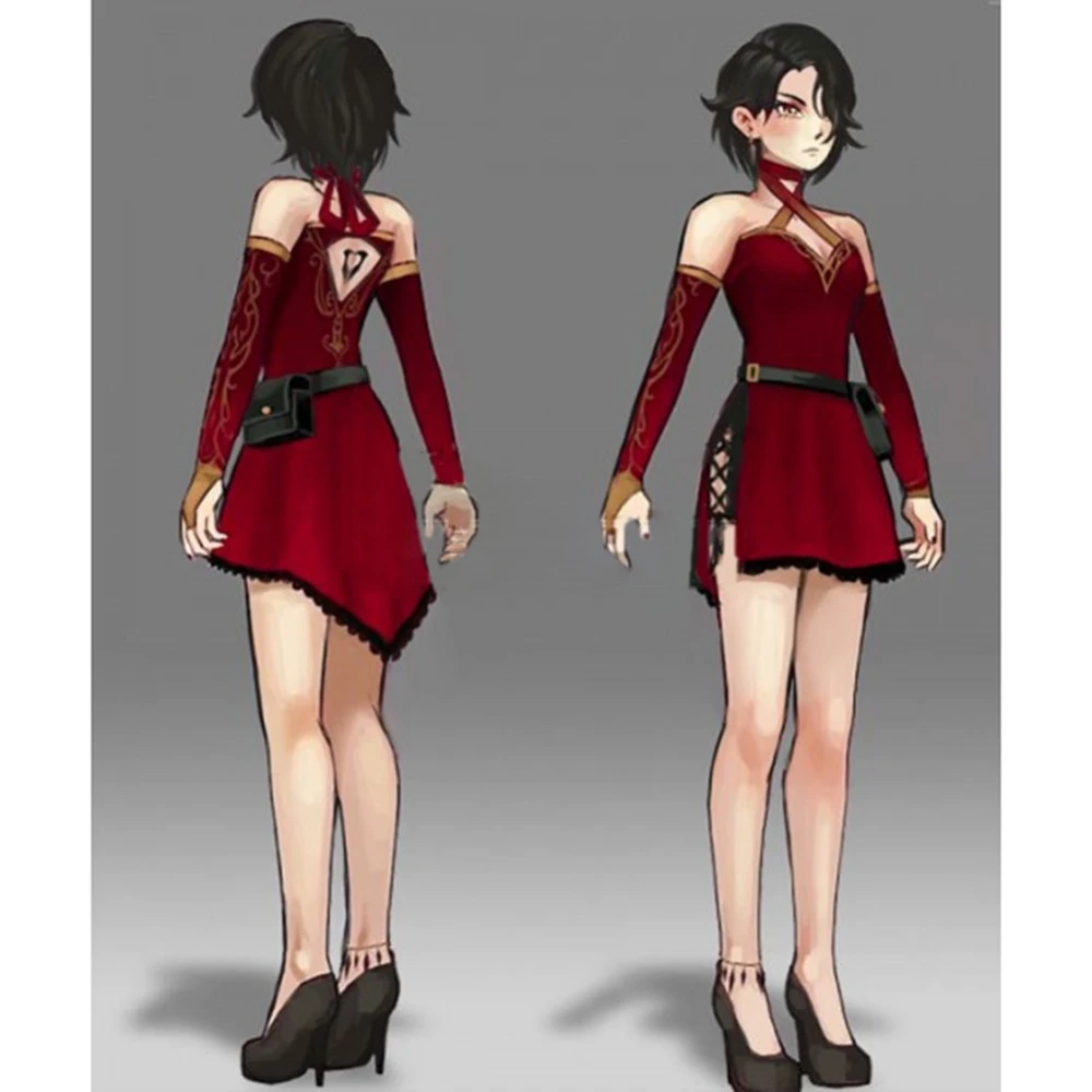 تأثيري حجم 3 سندريلا تأثيري للبالغين النساء فستان أحمر فاخر L320 Anime Costumes Aliexpress