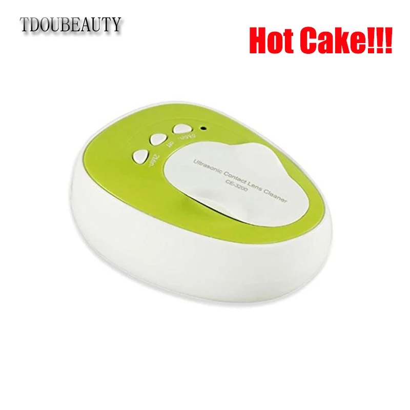 

TDOUBEAUTY CE-3200 Mini Ultrasonic Contact Lens Cleaner For Contact Lens Fast Cleaning New Green Contact Lens Ultrasonic Baths
