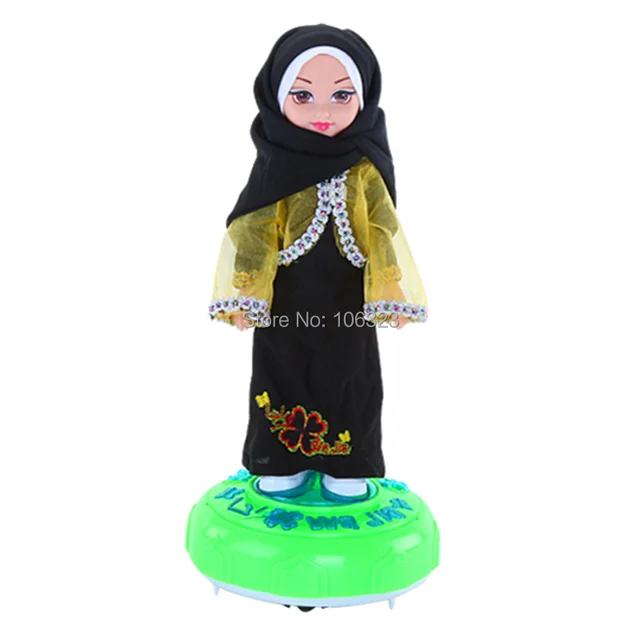 Muslim Doll Quran Teaching, Music Islamic Talking Toys for Kid, Arabic