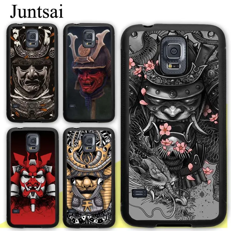 

Juntsai Samurai Japanese Warrior Helmet TPU Case For Samsung Galaxy S9 S10 Plus Lite S5 S6 S7 S8 Edge Note 9 5 8 Cover Shell