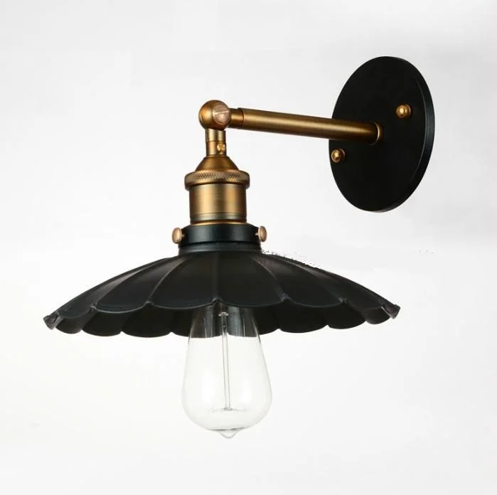 

American Art loft Wall Lamp Country Industry Lamp Nordic classical Retro Light E27 Bulb