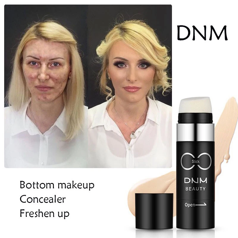 

Hot Sales Foundation Stick Concealer Stick Makeup Full Cover Face Concealer Base Primer Moisturizer Oil-controlling Blemish Hot