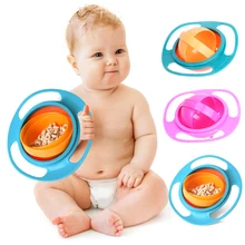 Universal Gyro Bowl 360 Rotate Spill-Proof Baby Feeding Dish Cute Baby Gyro Bowl Children’s Baby Tableware baby gyro bowl