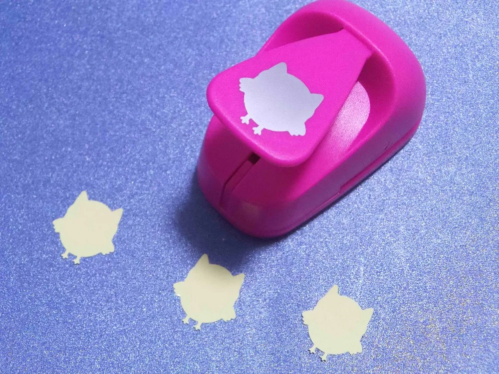 

2-2.5cm lovely owl shape craft punch set Punch Craft Scrapbooking school Paper Puncher eva hole punch free shipping