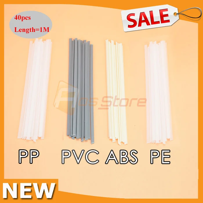 Colorful Variety 50pcs For Plastic Welding Rods ABS PP PVC PE For - Foto 8