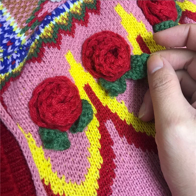 Cachi Rosa Ferris Autunno Delle Cardigan Maglieria 2019 Addensato Femminile E Donne Cappotti Maglione colore Nuovo Inverno Di Wheel Tw5BxZxq