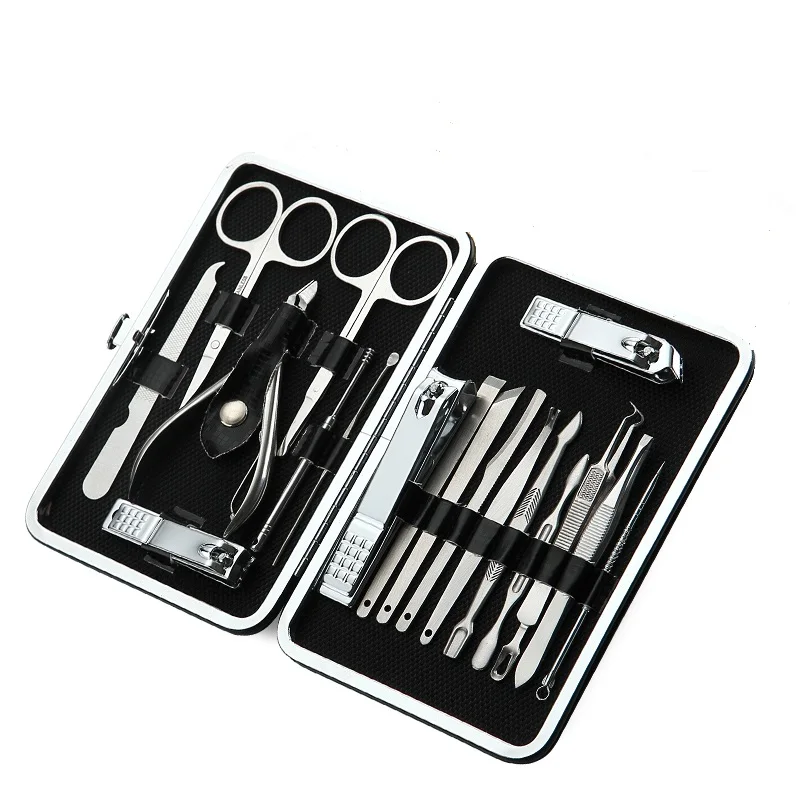 18-pcs-Set-Stainless-Steel-Nail-Clipper-Kit-Professional-Pedicure-Scissors-Tweezer-Ear-Pick-Manicure-Set(3)
