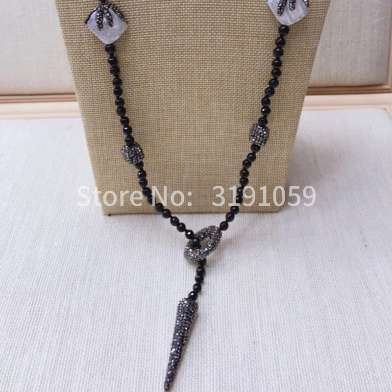 

Fashionable contracted long style necklace deserve to deserve to act the role of 100 take tassel atmosphere pendant