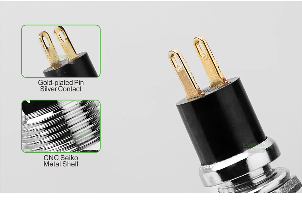 LANBOO Высокое качество 7 мм Мини высокая круглая головка 1NO защелкивающийся кнопочный переключатель
