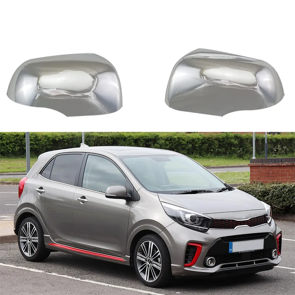 Новый стиль 2 шт. ABS хромированная крышка зеркала заднего вида для Kia Picanto Morning 2014 2018