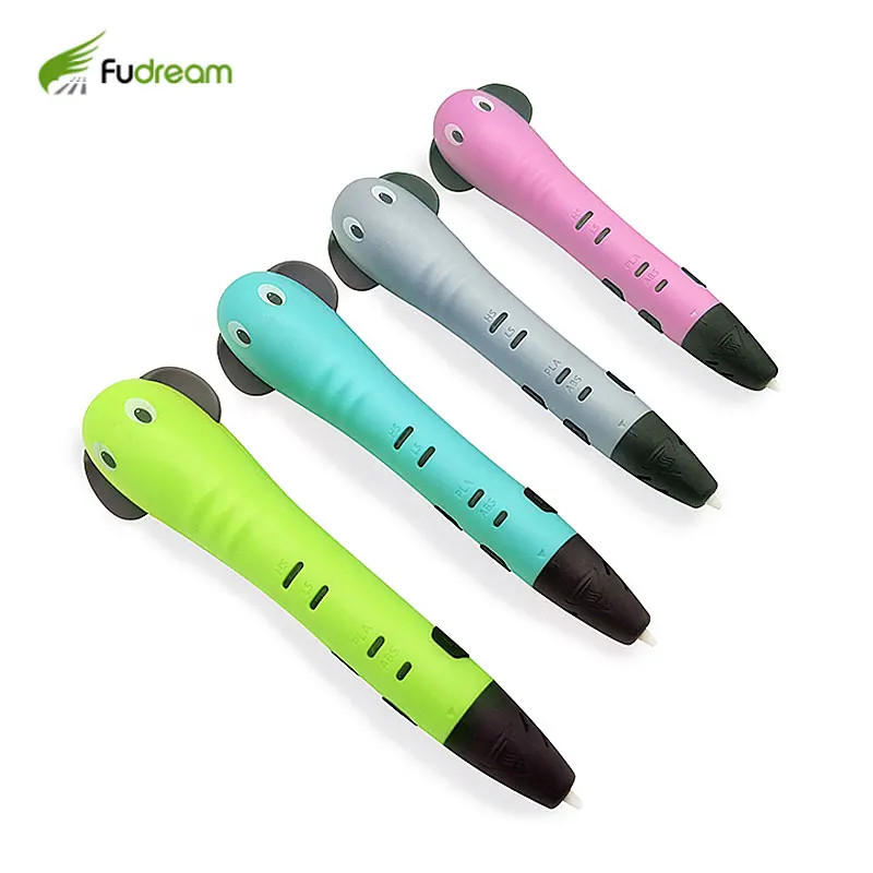 

2019 NEW coming best selling 3D elephant drawing pen with plastic bag package and free filament for kids drawing and education