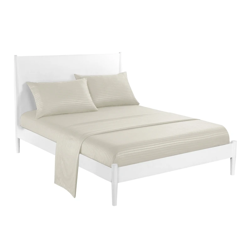 

Home and Hotel Textile Sheet Set Fitted Sheet Flat Sheet Pillowcase Several Colors Optional