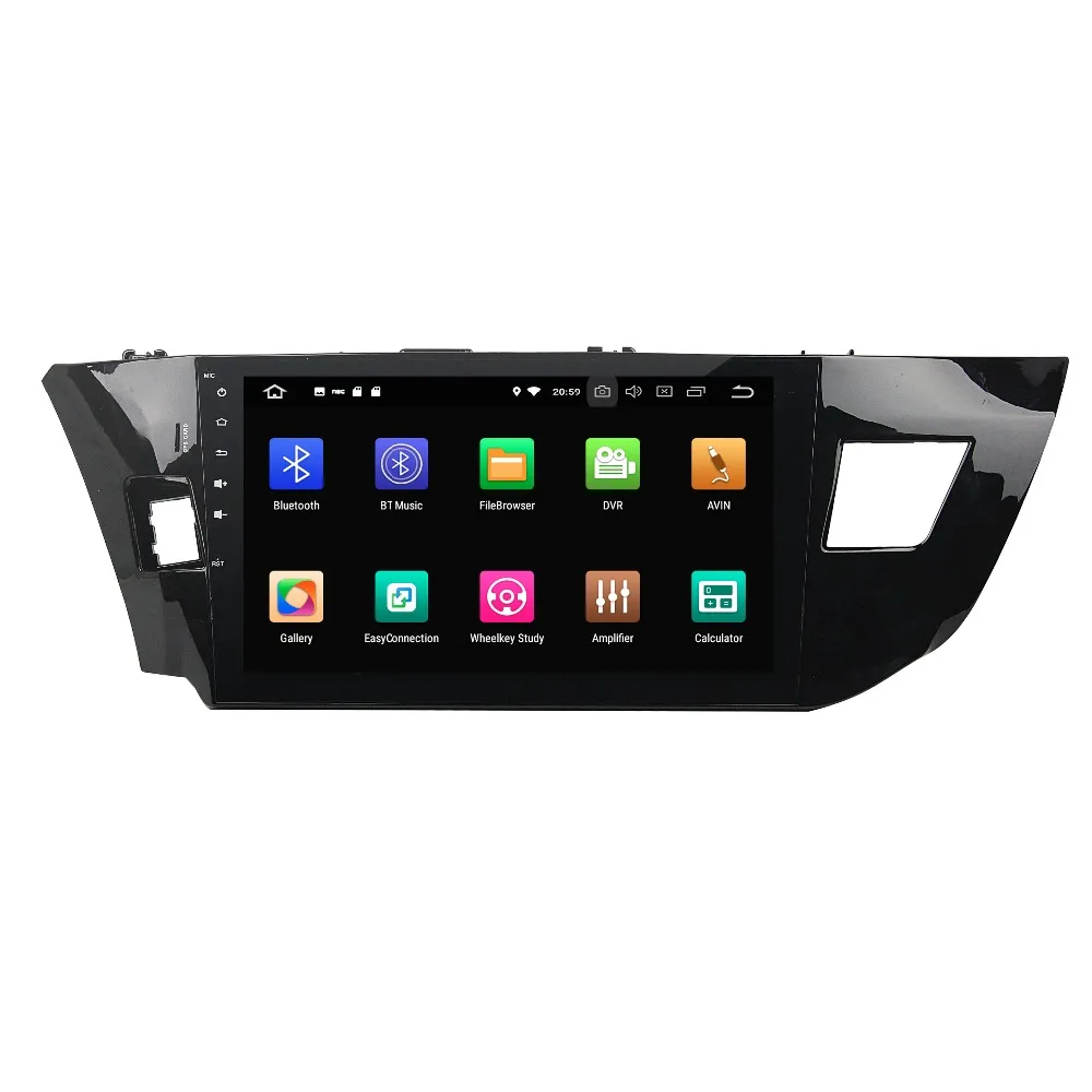 Excellent OTOJETA Android 8.0 car DVD octa Core 4GB RAM 32GB rom IPS screen multimedia player for TOYOTA corolla 2014+ head units with GPS 1