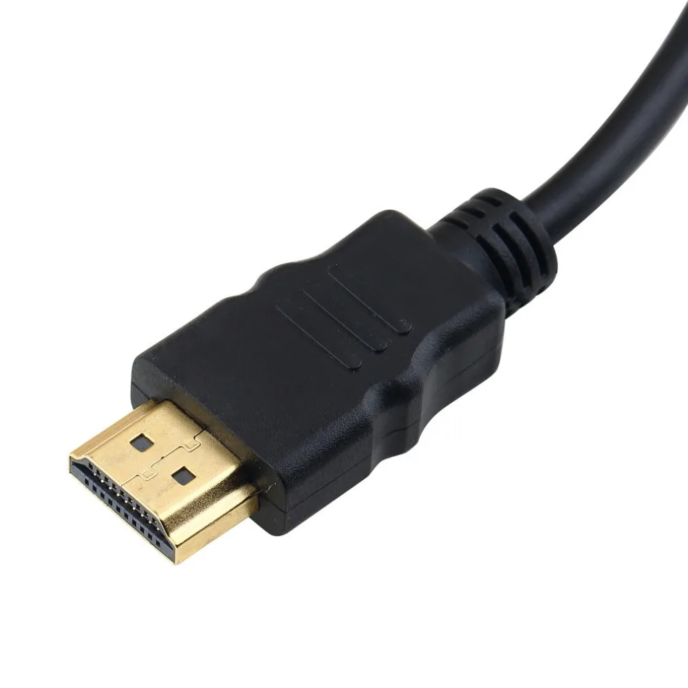 1080P HDMI для VGA видео и 3,5 мм аудио кабель конвертер адаптер подходит для HDTV