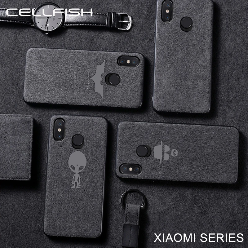 Luxury Leather Phone Case for Redmi Note 7 Xiaomi Mi 9 8 SE Lite 6 6x 5 5x Mix 2s Max 3 Mi8 Car Logo Coque Silicone Cover
