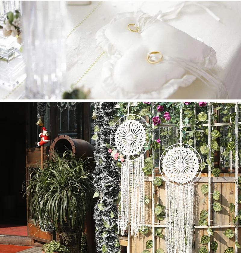 Белое подвесное украшение большого размера в виде пера мечты с большим ветровым колокольчиком, свадебное украшение, креативное домашнее украшение
