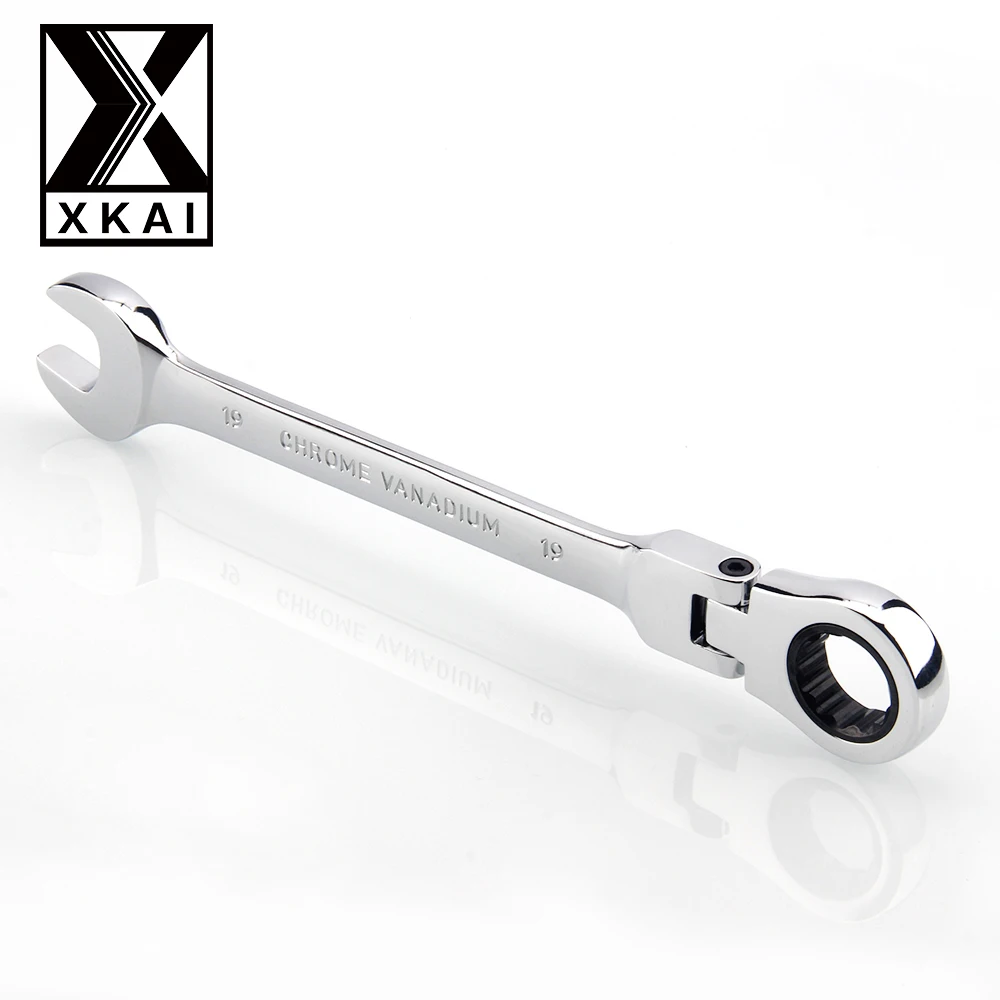 XKAI 19 mt Flexible Kopf Ratschenschlüssel ring maulschlüssel eine ...