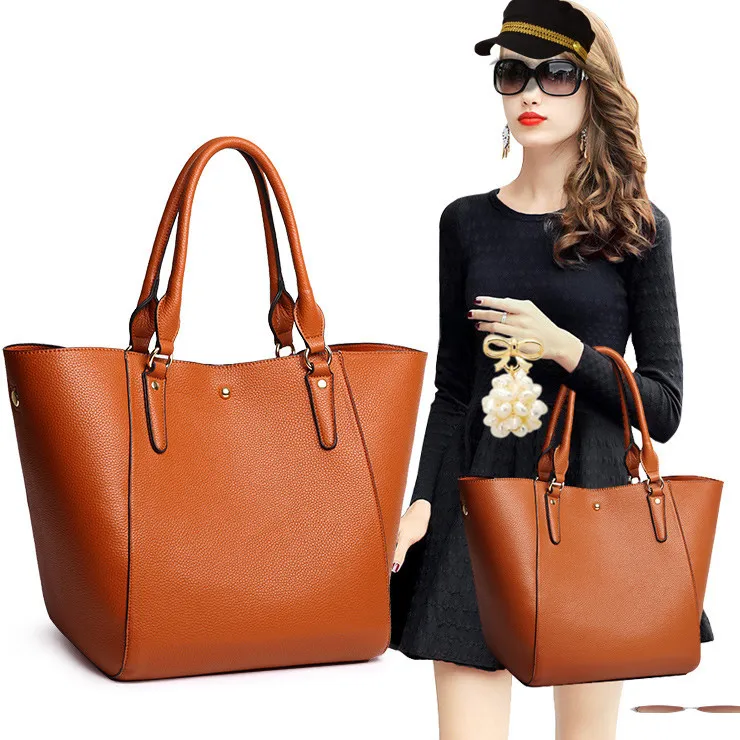

Hot Women Retro Designer Handbags Ladies Adjustable Shoulder Bags Designer M PU Leather Large Tote Girl Hand Bag Freeshipping