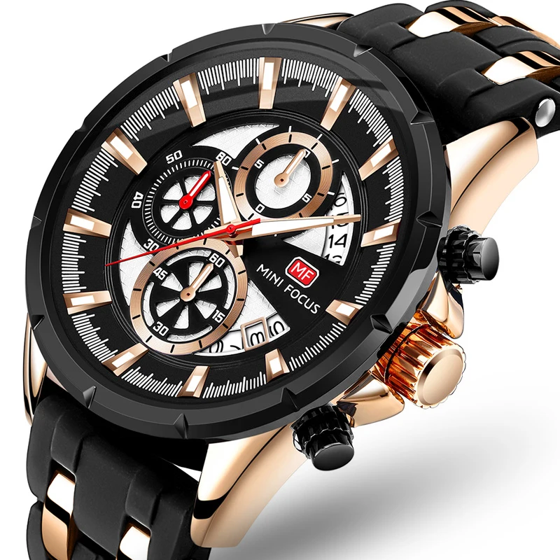 

Vogue Fashion 3D surface Case Luxury Black Gold Male Hour Clock Analog Military Man Business Casual Wrist watch reloj Gift
