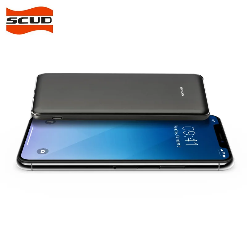 SCUD SPK-Q5 5000 мАч ультра-тонкий внешний аккумулятор type-c и Micro USB вход внешний аккумулятор портативный мобильный внешний аккумулятор для HuaWei XiaoMi
