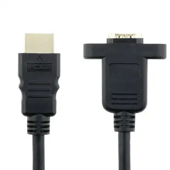 

Great-Q HDMI 14+1 Male to HDMI Female Extension Cable with Screw Ear Hole