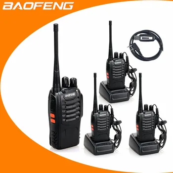 

4pcs BaoFeng BF-888S Walkie Talkie UHF400-470MHZ Portable Ham baofeng 888s CB Radio