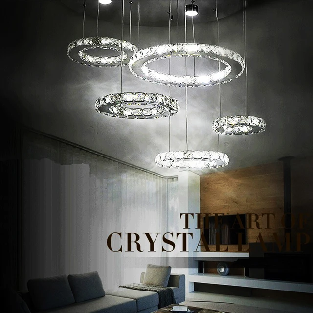 Chandelier Light Fixture K9 Crystal Stainless Steel Led Lighting Chandelier Light Fixture K9 Crystal Stainless Steel Led Lighting Modern Luxury 3 5cycles Ac110