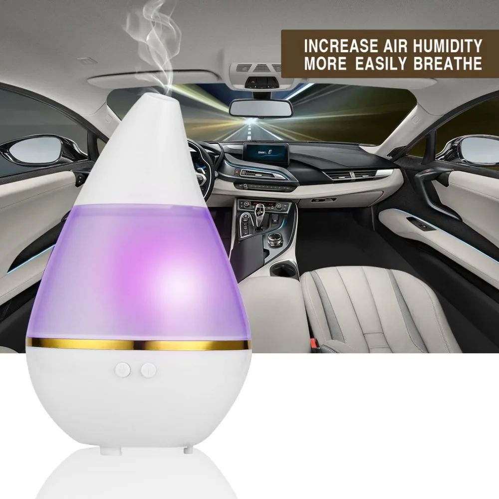 

Universal USB Humidifier Drop-shaped Car Air Purifier Humidifier for Car, Home, Office Use