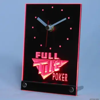

tnc0201 Full Tilt Poker Table Desk 3D LED Clock