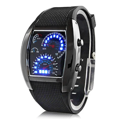 

Fashion Men's Stainless Steel Luxury Sport Analog Quartz LED Wrist Watch Top Brand Luxury Watches