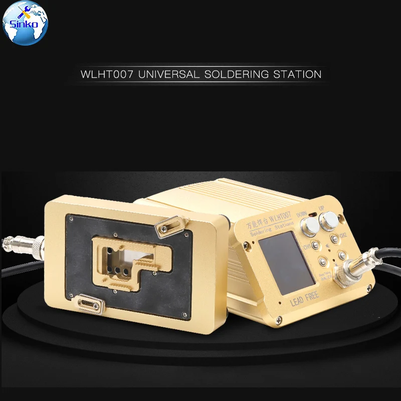 

WL HT007 Intelligent Soldering Station For iPhone X/XS/MAX Tin Planting Mainboard Layered Heating Table Support Welding Iron