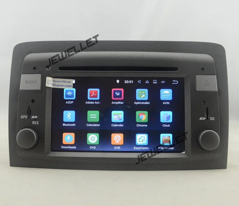 Четырехъядерный Android 9,0 автомобильный DVD gps Радио навигатор для Fiat Idea Lancia Musa с 4G/Wifi DVR OBD mirror link 1080P