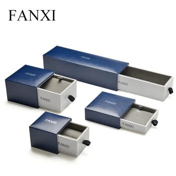 

FANXI Jewelry Box Gift Box Drawer Ring Packing Box Jewelry Organizer Box for Necklace Watch Bracelet 2020 New
