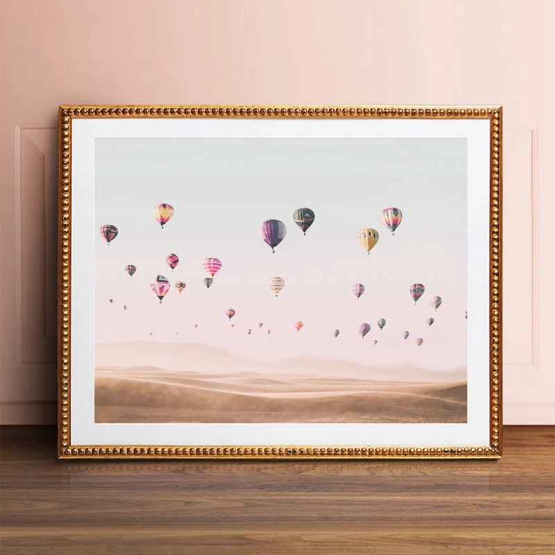 Hot Air Balloon Painting Home Decor