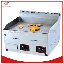 GH720 gas counter top griddle plate machine
