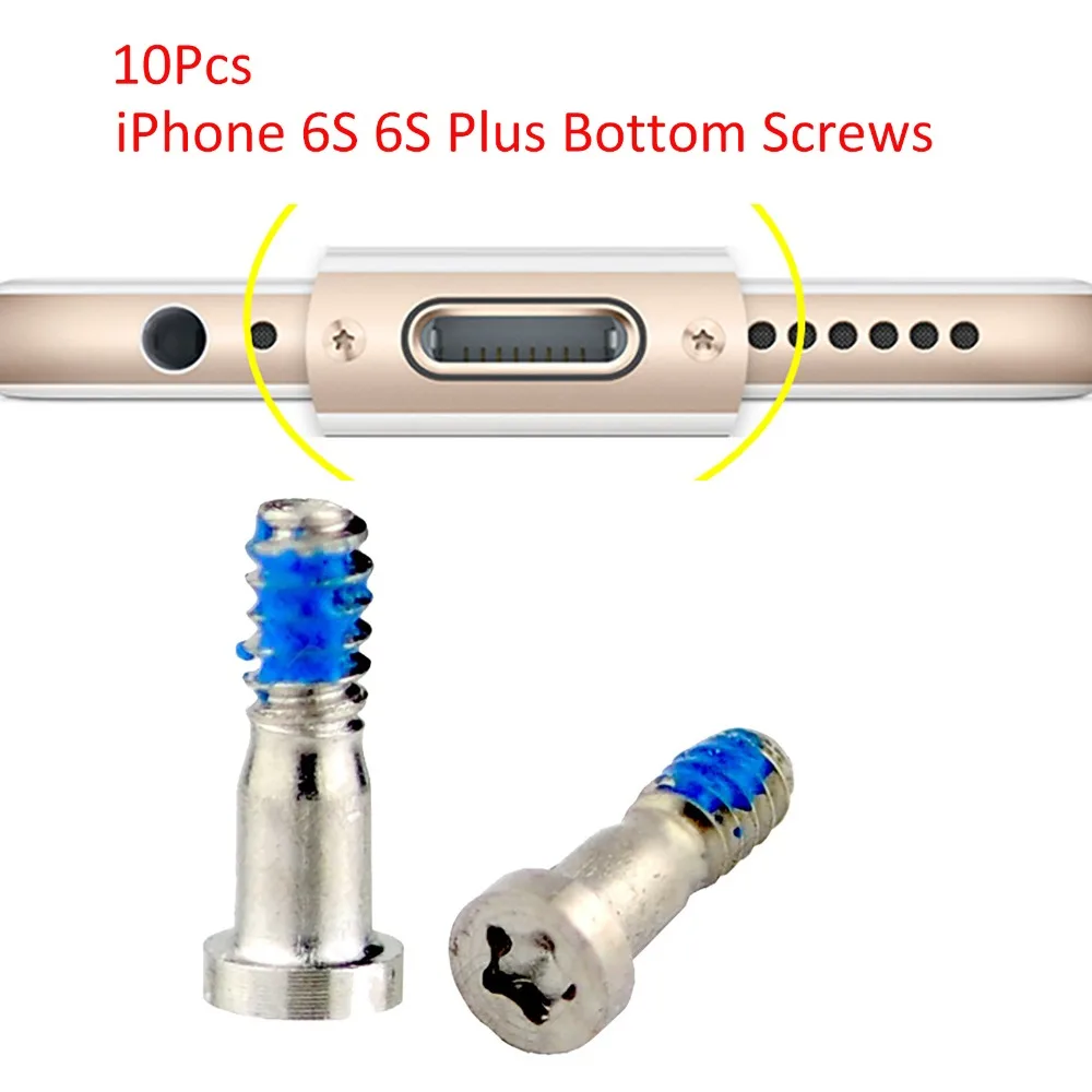 10 шт. нижние винты Pentalobe запасные серебряные для iPhone 5 5S 6 6Plus | Обустройство дома