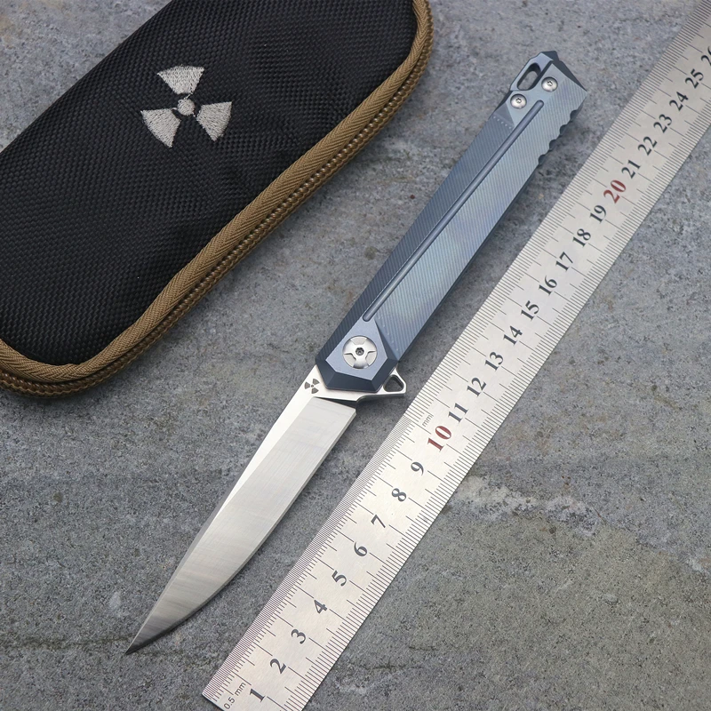 

assassin-JK5311 flip folding ball bearing S35VN blade TC4 titanium alloy handle outdoor camping multi-function hunting EDC tool