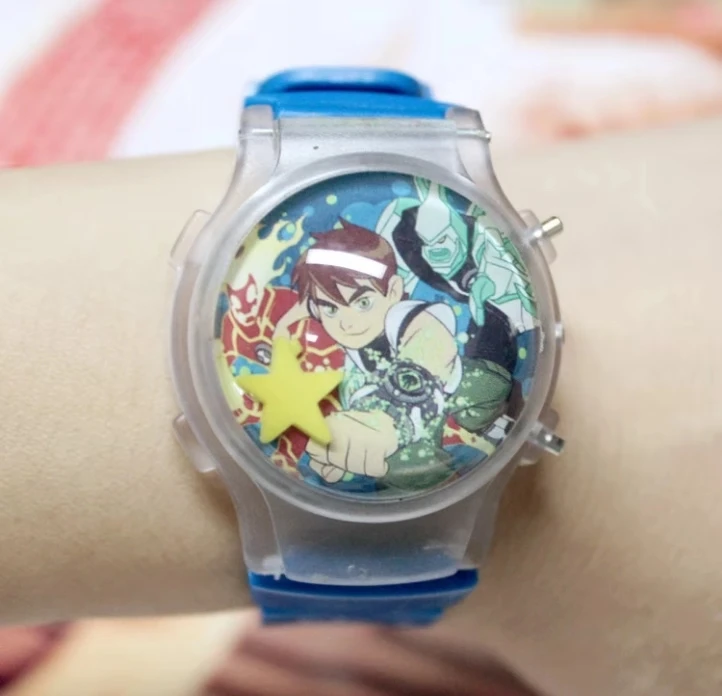 Лидер продаж Силикагель Симпатичные люминесценции мультфильм часы pentium мальчик дети наручные часы с подсветкой электронные