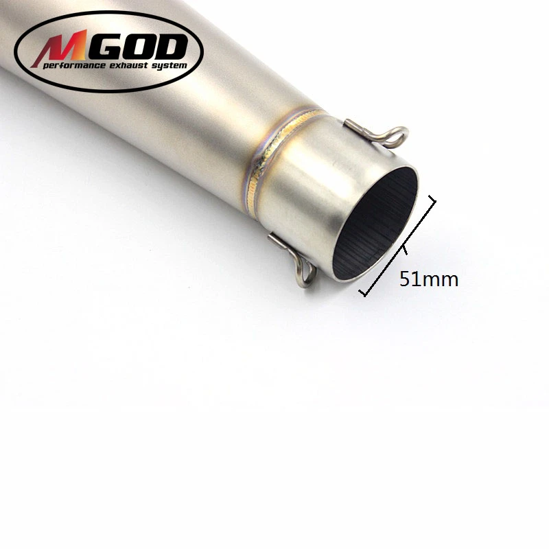 MGOD Akrapovic 51 мм Мотоцикл выхлопная труба универсальный глушитель SC выхлопная нержавеющая сталь модифицированная для YAMAHA R1/6 CBF600 s1000xr Z900