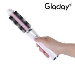 Gladay USB портативная беспроводная зарядка для завивки волос профессиональное керамическое покрытие Плойка для волос утюжок для завивки