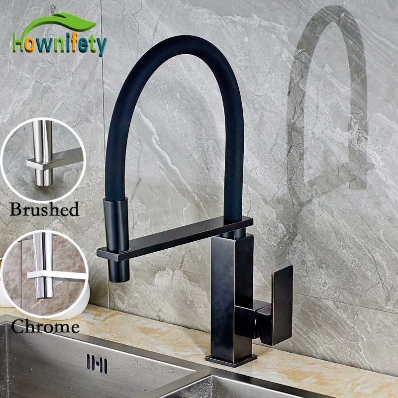 Mega Deal Solid Brass Kitchen Sink Faucet Single Handle Pull Out