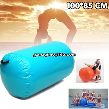 MZQM надувной гимнастический воздушный коврик, напольный домашний гимнастический перевернутый задний круглый столбец