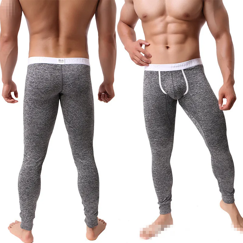 Winter New Arrival Long Johns Men's Single Piece U Convex Pouch Thin