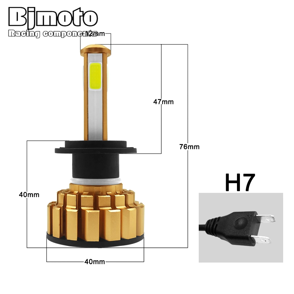 Skup BJMOTO akcesoria samochodowe nowy G7 samochodów zestaw reflektorów led 80W H11 H4 H7 6000K 8000LM żarówki HI LO reflektor światła