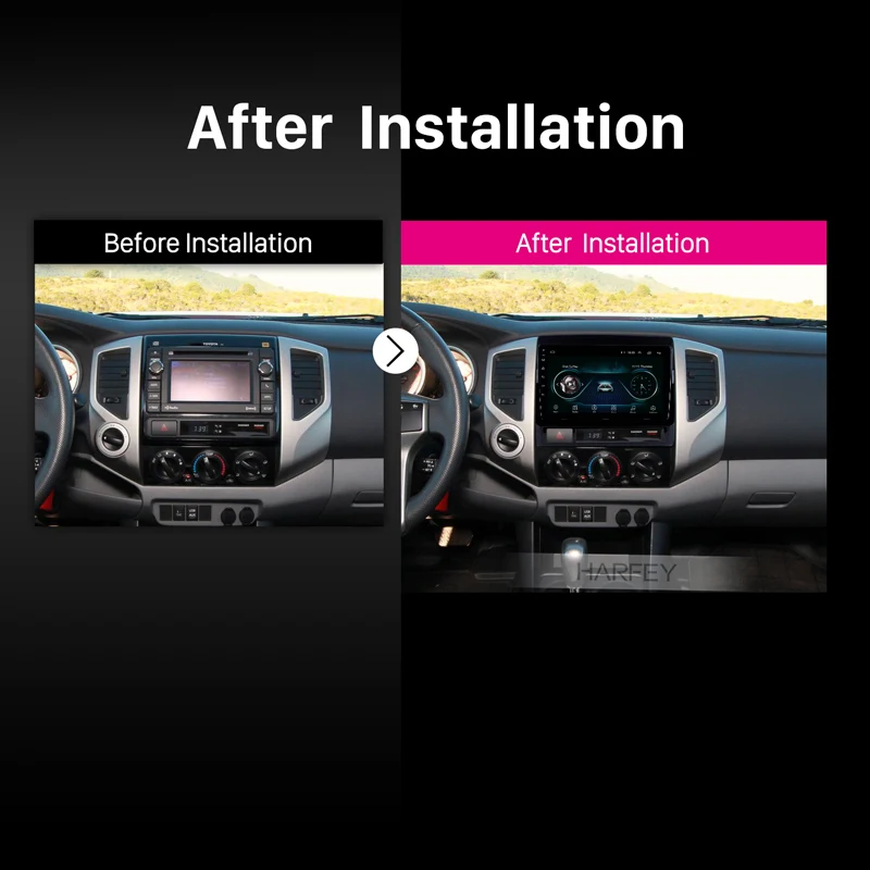Flash Deal Harfey Autoradio Car Android 8.1 HD GPS Player 9" Stereo for TOYOTA TACOMA/HILUX (America Version) 2005-2013 Left Hand Driving 4 Flash Deal Harfey Autoradio Car Android 8.1 HD GPS Player 9" Stereo for TOYOTA TACOMA/HILUX (America Version) 2005-2013 Left Hand Driving 4