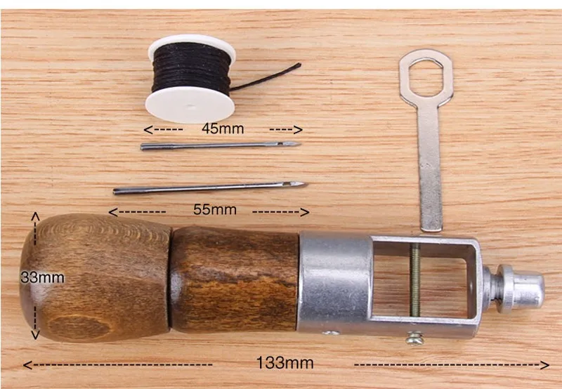 Сделай Сам кожаный крафт край ремень со строчкой полоски обувной инструмент инструменты для кожи швейный инструмент кожа ручная швейная машина вощеная нить