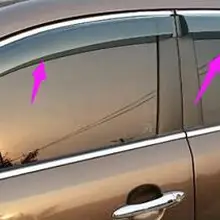 Оконный козырек от солнца для дождливой погоды защитная решетка для Kia Sportage 2011 2012 2013